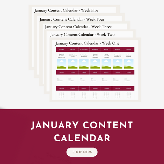 January Content Calendar